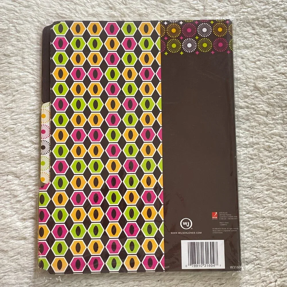 Wilson Jones WorkStyle Decorative File Folders – Floral Y2K Design – Pack of 6